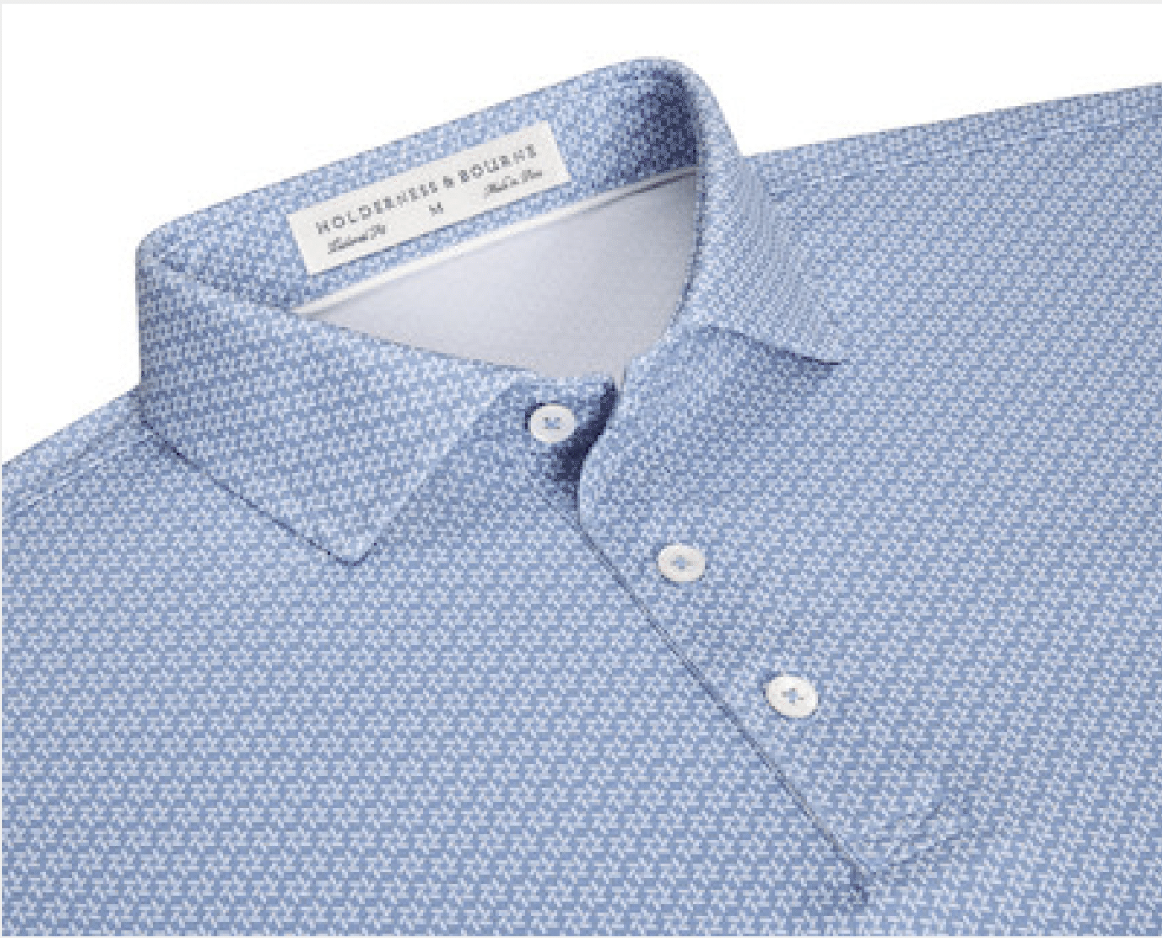 BDA Holderness & Bourne - The Warren Shirt: White & Bedford