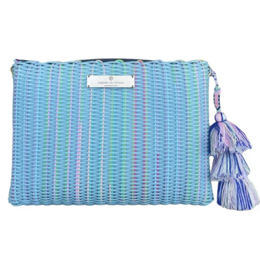 Squeeze De Citron Lemon Drop Citron Clutch - Blue Moon