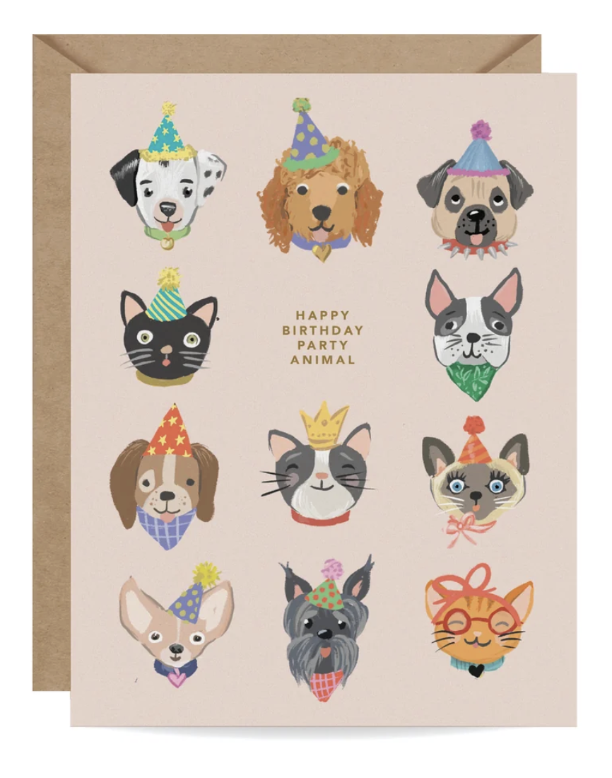 Inklings Paperie Card - Party Animal