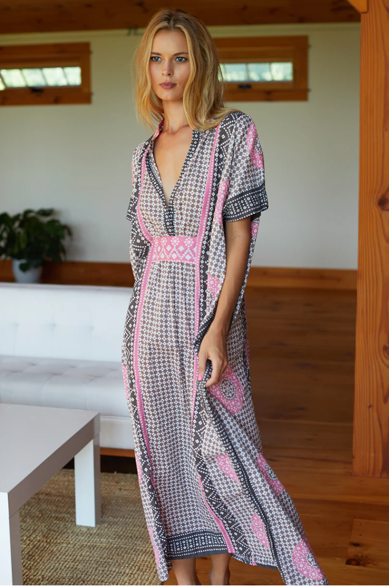 Emerson Fry Emerson Kaftan - Rhodolite Stripe