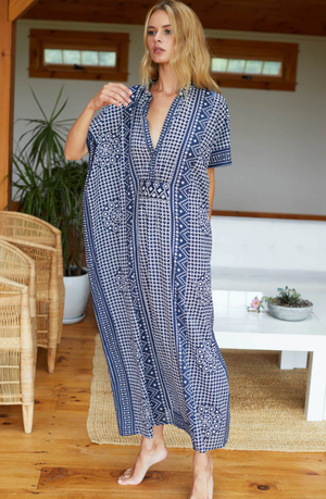 Emerson Fry - Emerson Caftan: Ink Organic