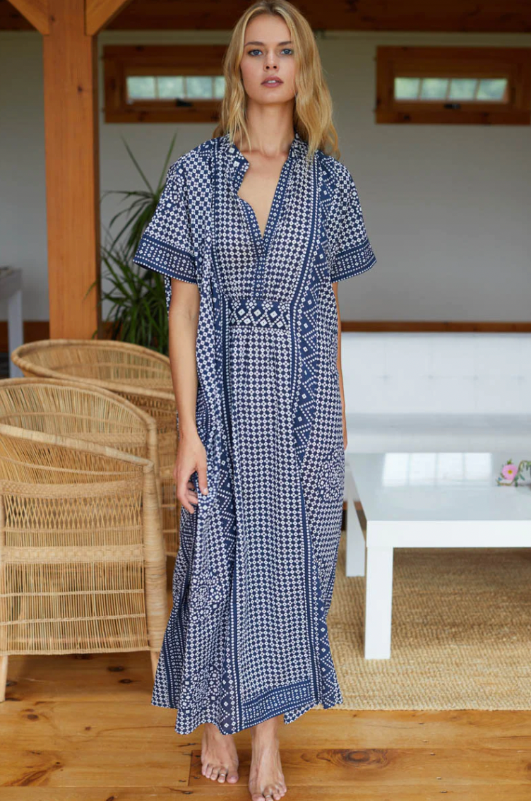 Emerson Fry - Emerson Caftan: Ink Organic