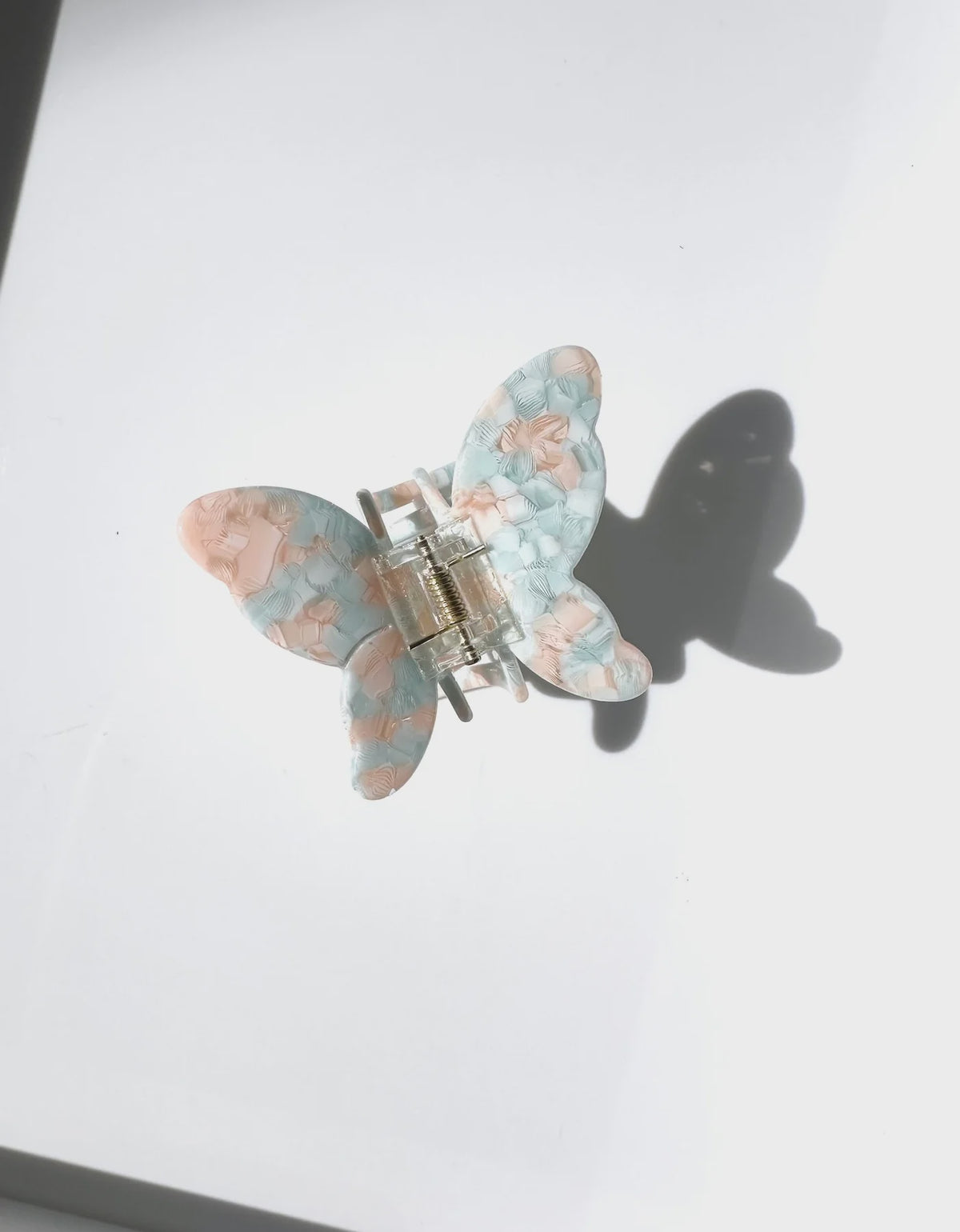 BDA Solar Eclipse Spring Butterfly Claw Clip - Blue Blossom