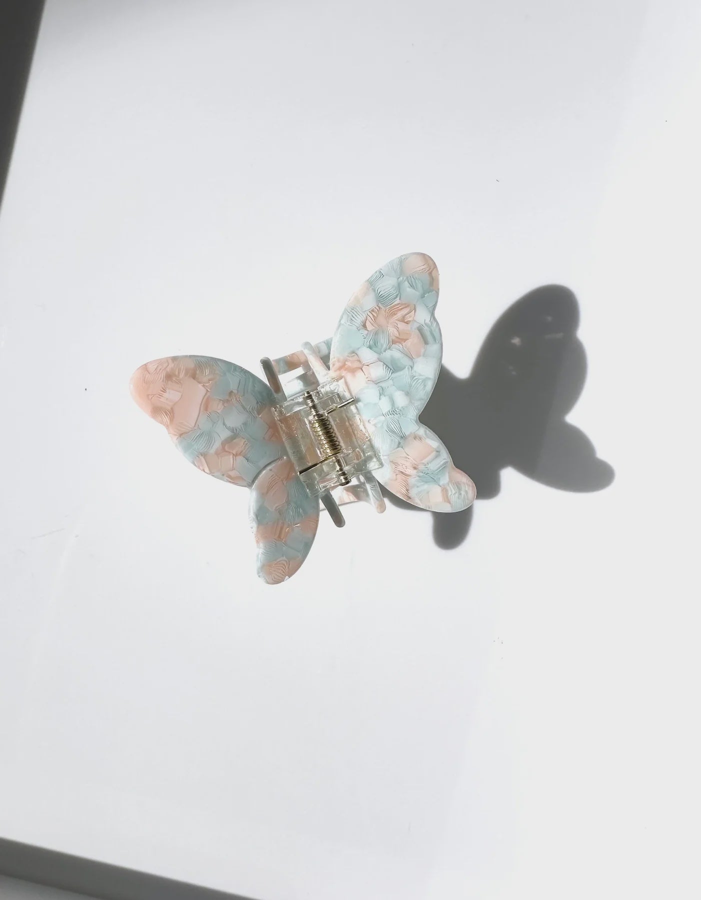 BDA Solar Eclipse Spring Butterfly Claw Clip - Blue Blossom