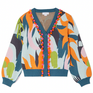 Never Fully Dressed Cardigan - Balearic Forrest