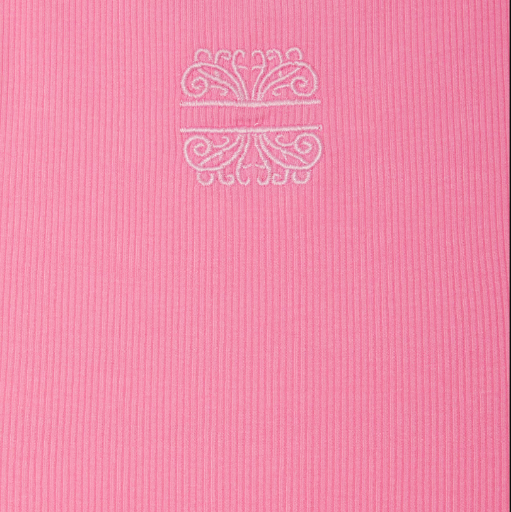 Never Fully Dressed Ribbed Tank Top - Pink