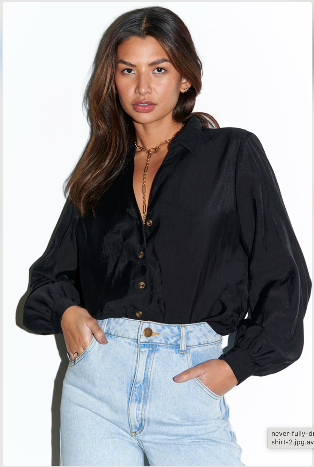 Never Fully Dressed Miley Shirt - Black