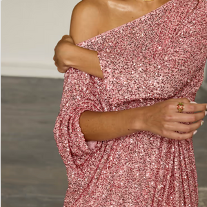Never Fully Dressed Sequin Jem Dress - Pink