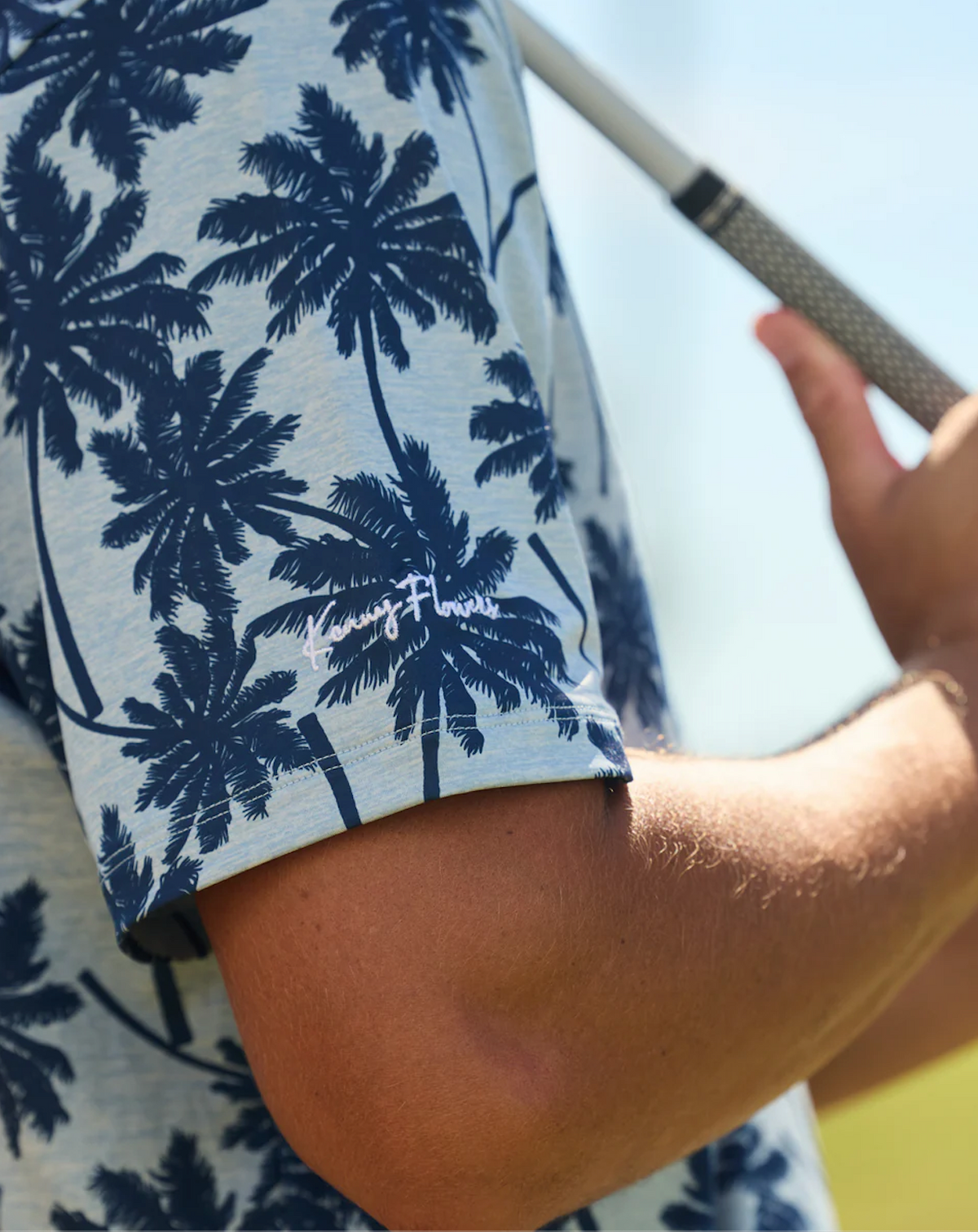 Kenny Flowers Short Sleeve Shirt - The Palmera Heathered Golf Shirt