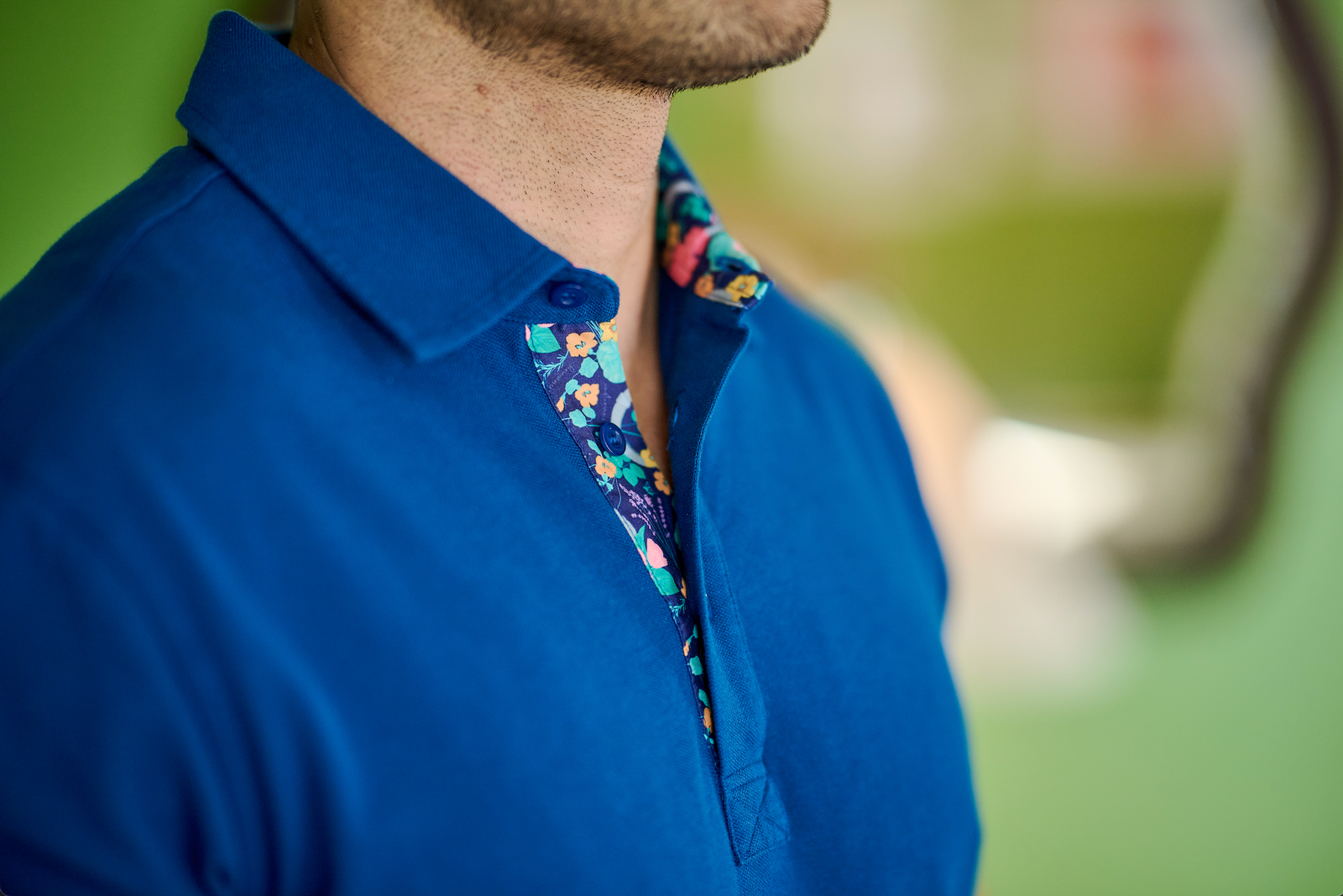 Men's Cotton Polo - True Navy