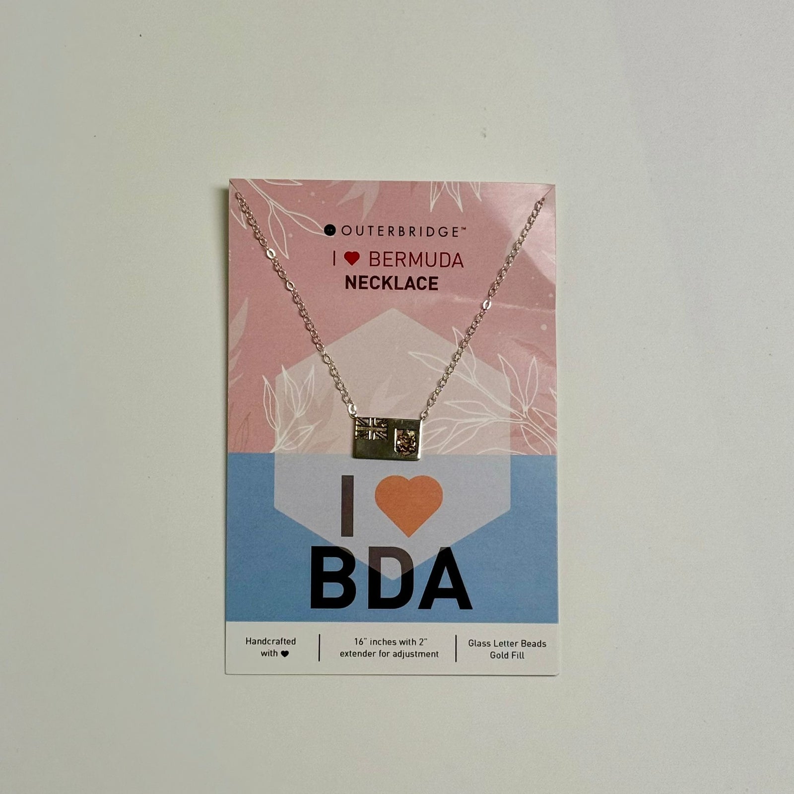 Outerbridge Jewelry Bermuda Flag Necklace - Silver