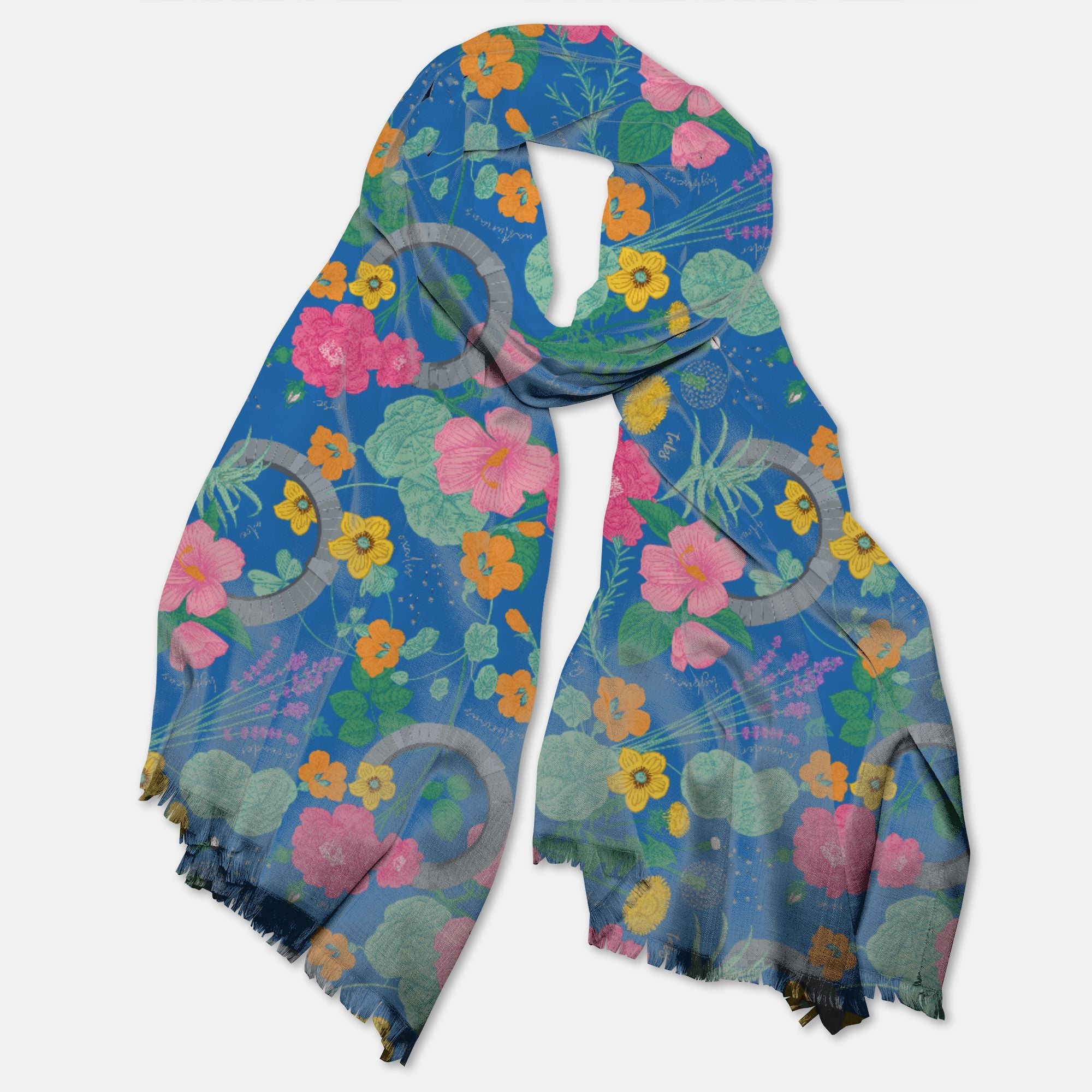 TABS Scarf - The Botanist: Atlantic Blue