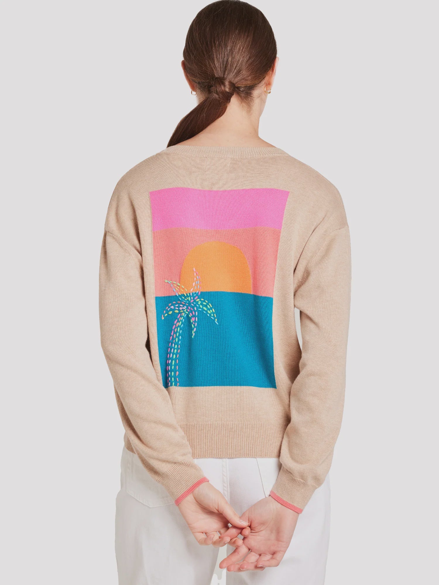 Brodie Sydney Sunset Cardigan - Ice Water