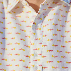 TABS Bermuda Linen Short Sleeve Shirt Sunburst