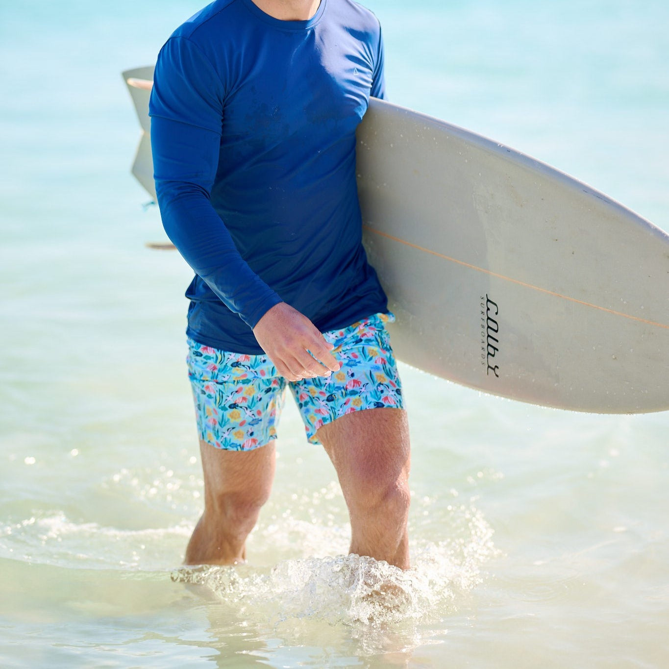 Men's  Swim Short - Coastal Island