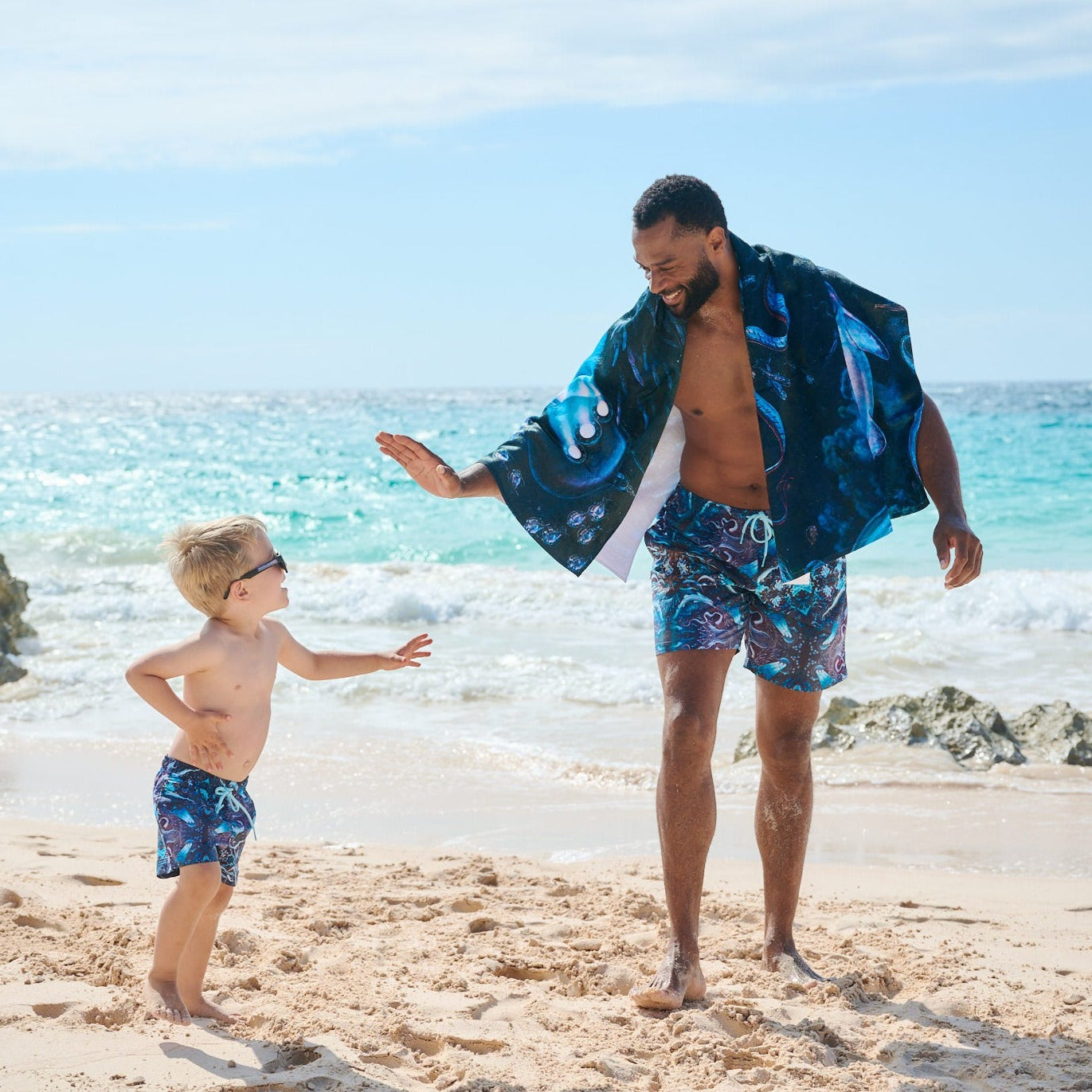 TABS Bermuda Recycled Swim Shorts Kids Graham Foster