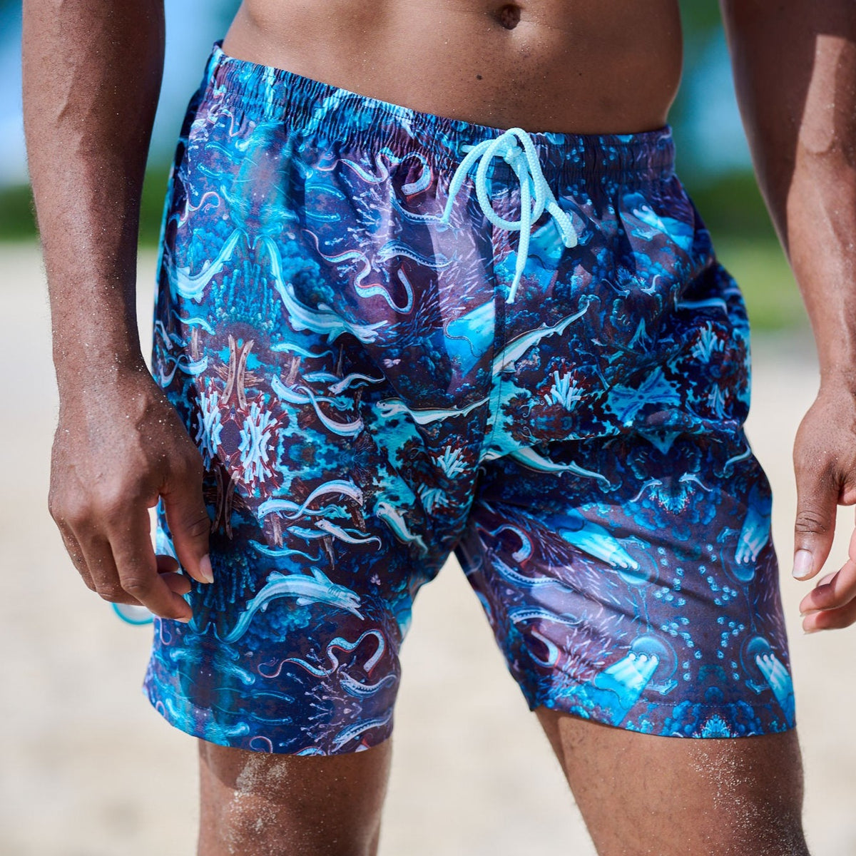 TABS Bermuda Recycled Swim Shorts Mens Graham Foster