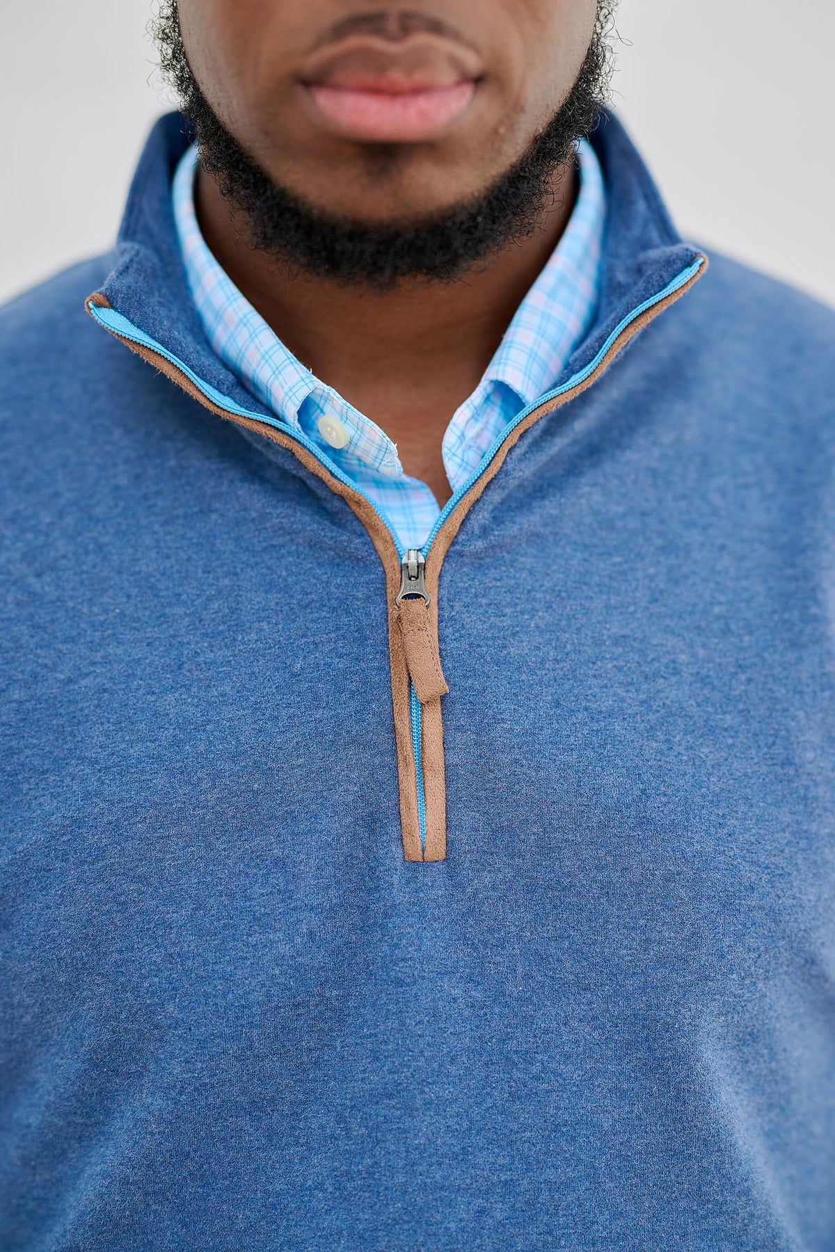 Men's 1/4 Zip Pullover - Salty Navy