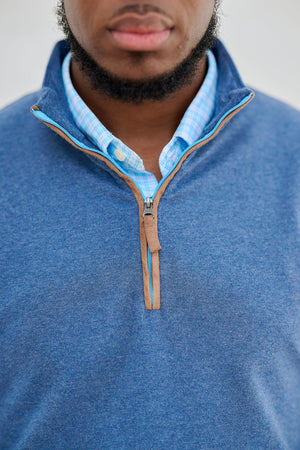 Men's 1/4 Zip Pullover - Salty Navy