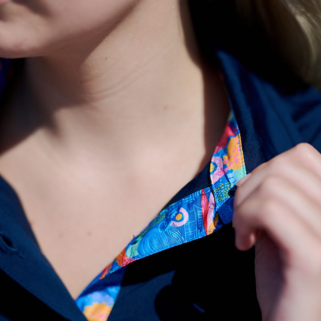 TABS Bermuda Performance Polo Navy