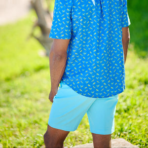 Men's Five-Star Stretch Bermudas - Parrotfish Turquoise