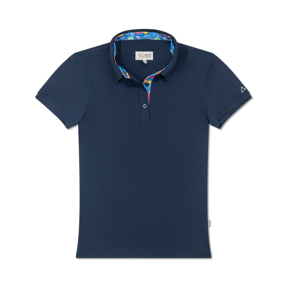 TABS Bermuda Performance Polo Navy