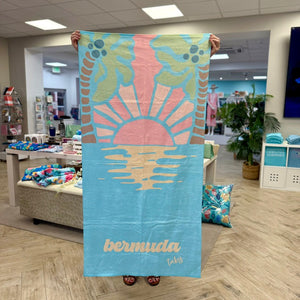 TABS Bermuda Beach Towel Sunset