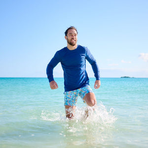The Loren Men's Long Sleeve Sun Shirt - Royal Navy Dockyard