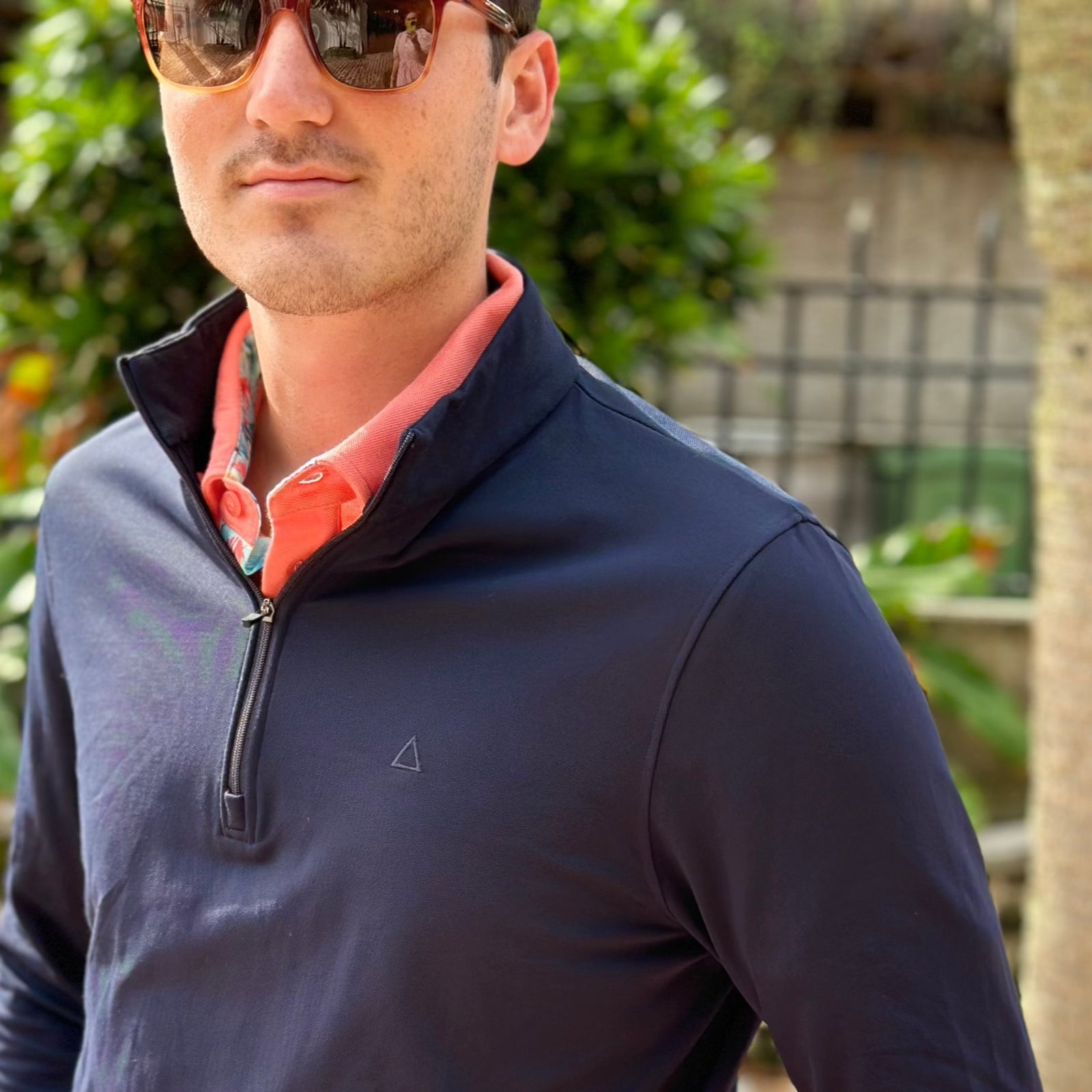 Men's Cotton Polo - Cambridge Pink