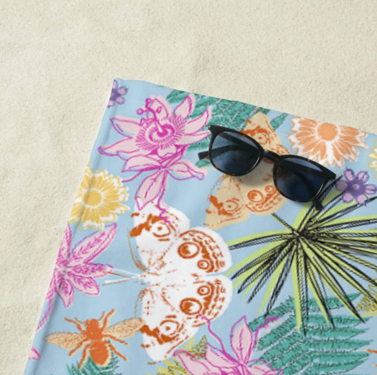 TABS Beach Towel - Spring Island