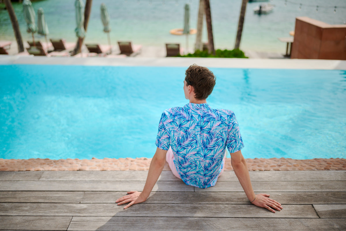 Men's Short Sleeve Performance Shirt - Palms