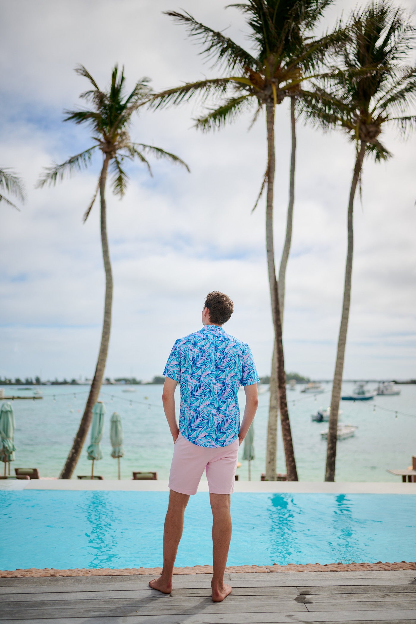 Men's Short Sleeve Performance Shirt - Palms