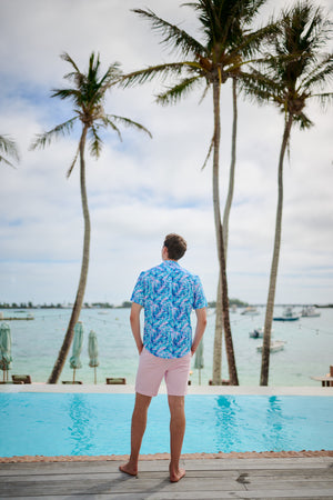 Men's Short Sleeve Performance Shirt - Palms