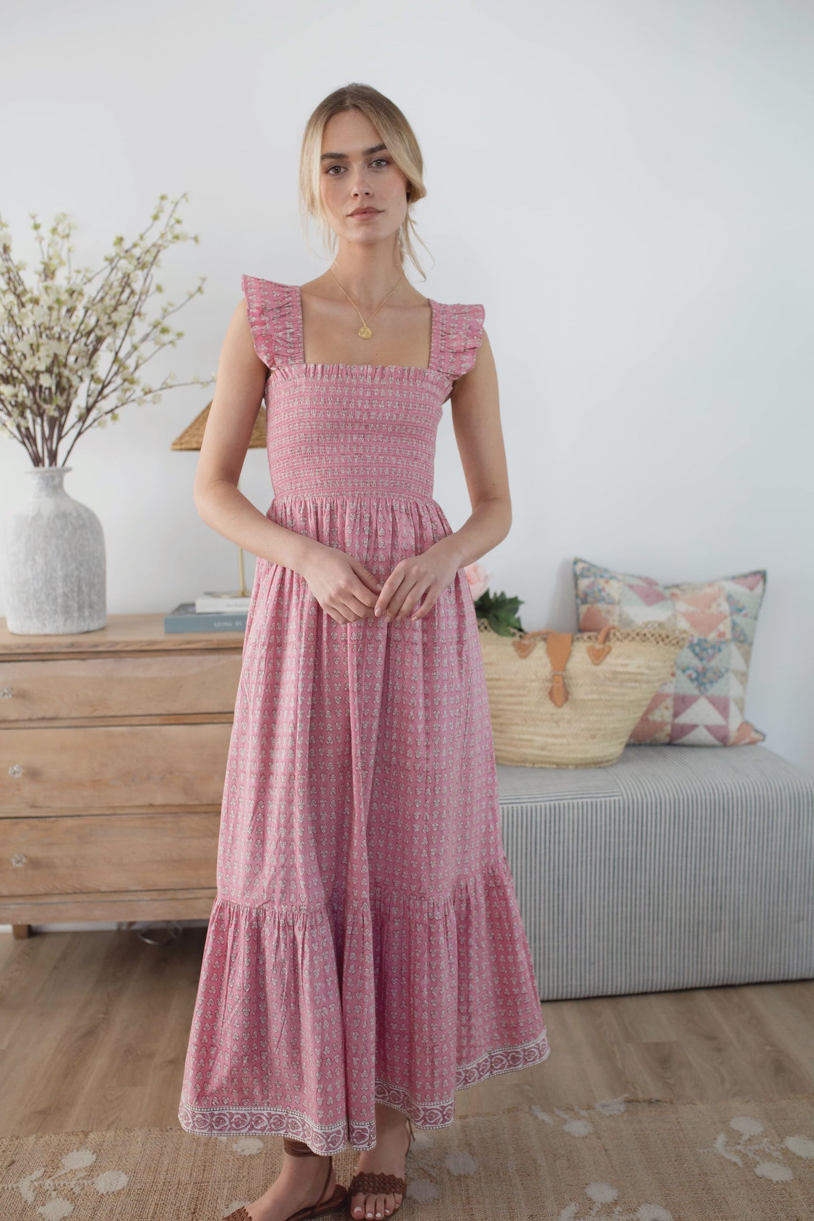 Marea Sasco Dress - Lavender Thistle