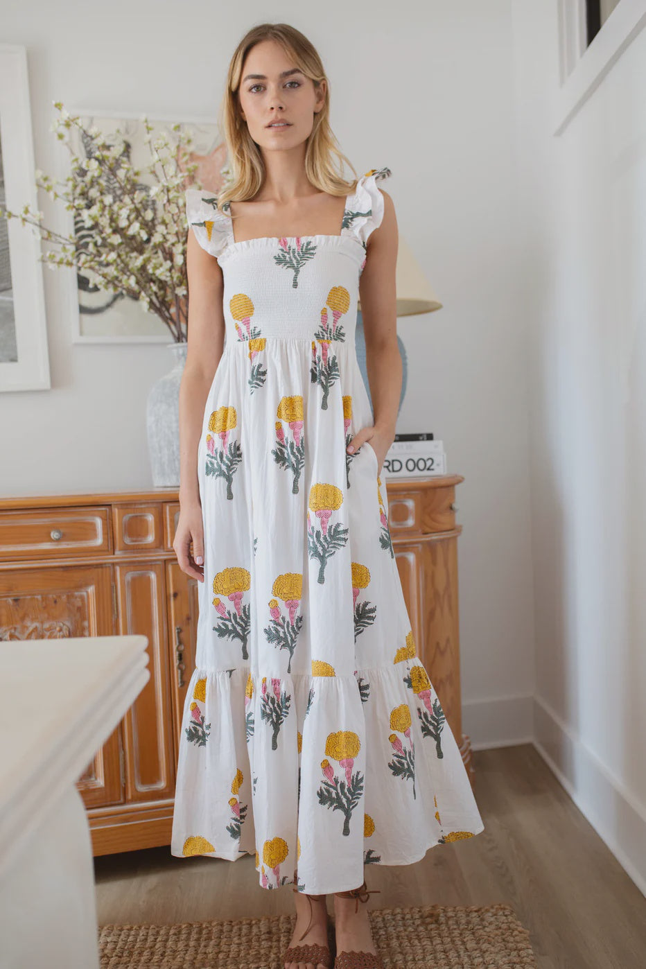 Marea Sasco Dress - Marigold