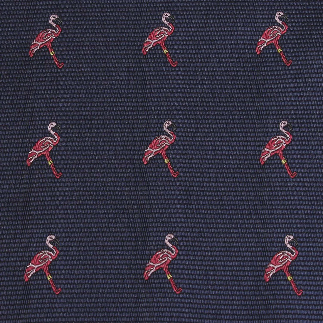 OTAA Tie - Navy Blue Pink Flamingo