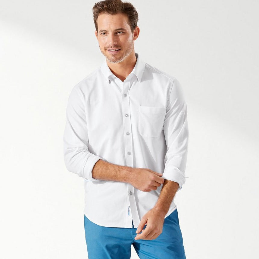 Tommy Bahama San Lucio Stretch Shirt - White