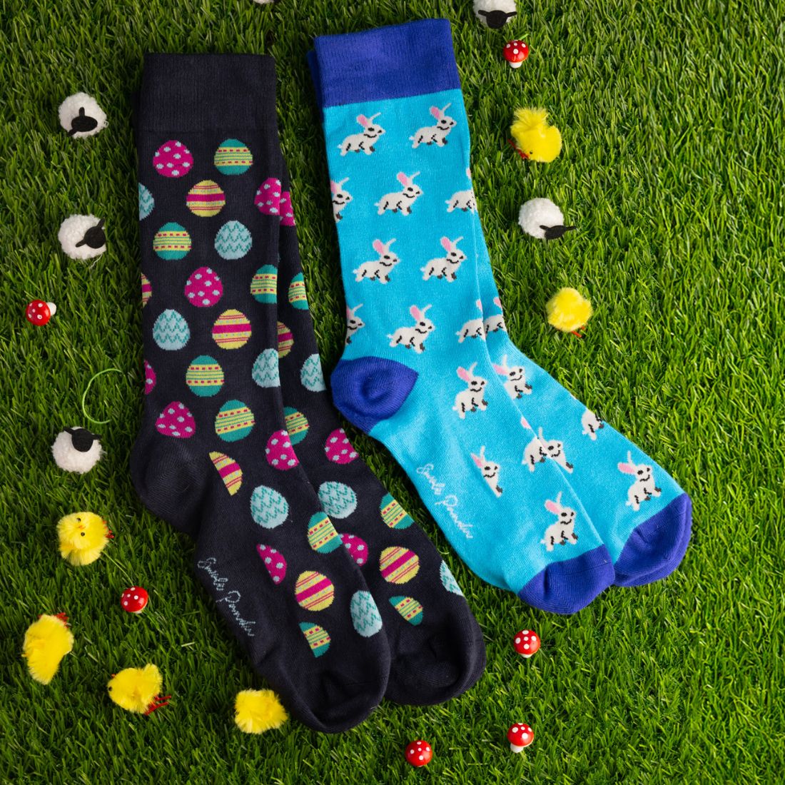 Swole Panda Socks - Easter Egg
