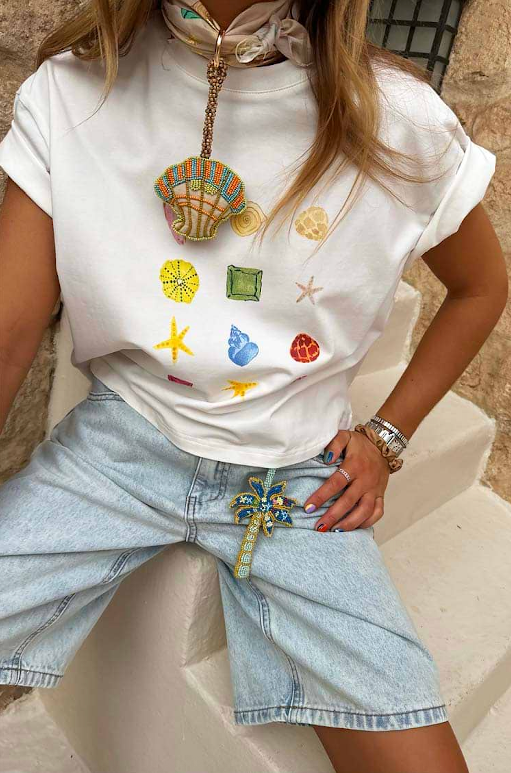 BDA Never Fully Dressed T Shirt - White Shell Ioana