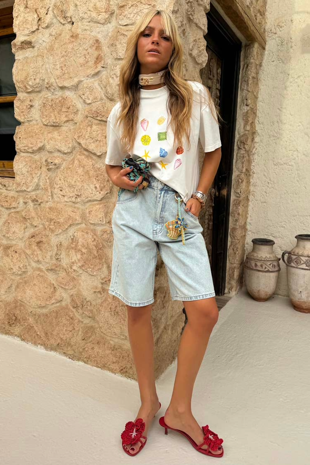 BDA Never Fully Dressed T Shirt - White Shell Ioana