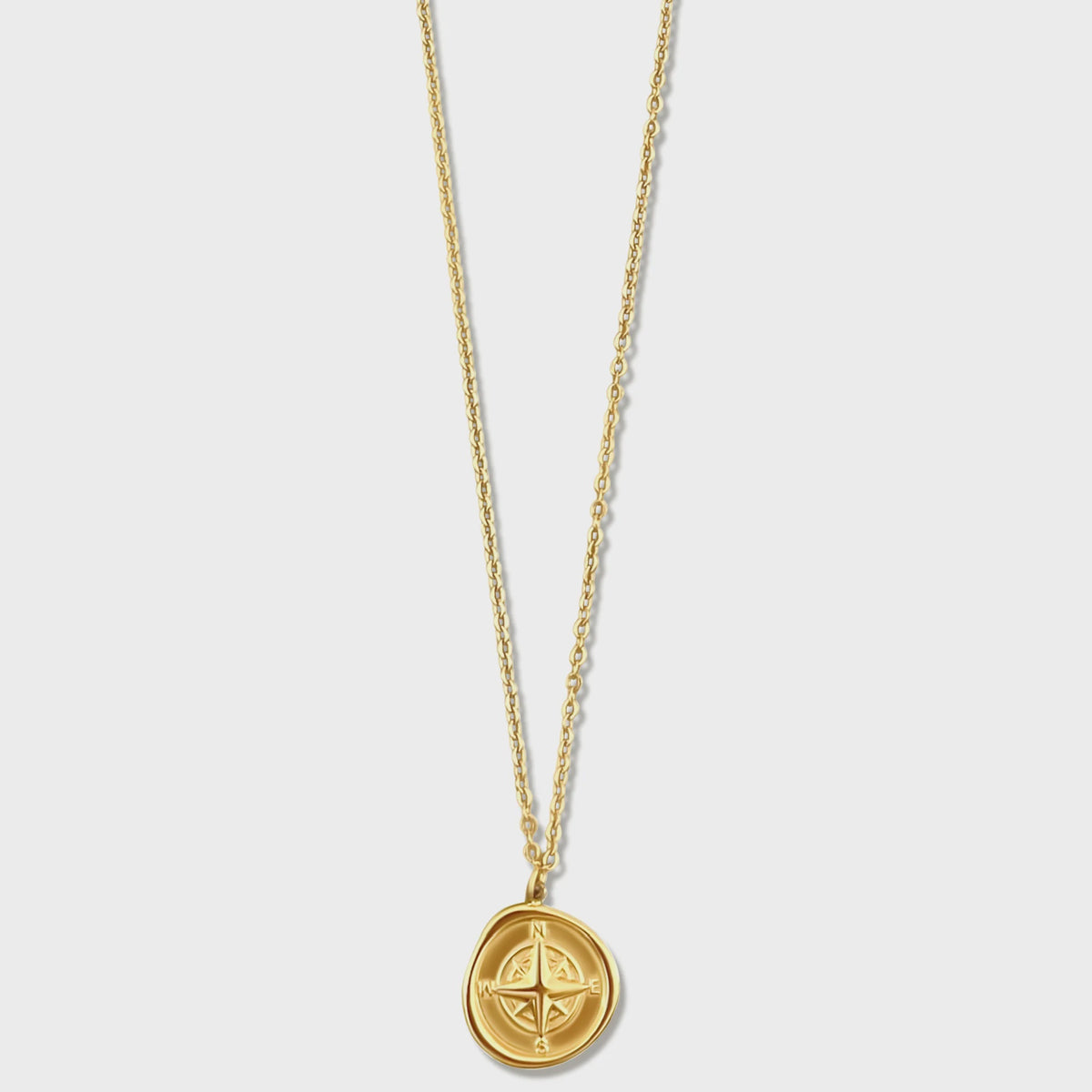 Ellie Vail Aerin Compass Pendant Necklace
