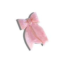 BDA Solar Eclipse Bow Claw Clip - Pink