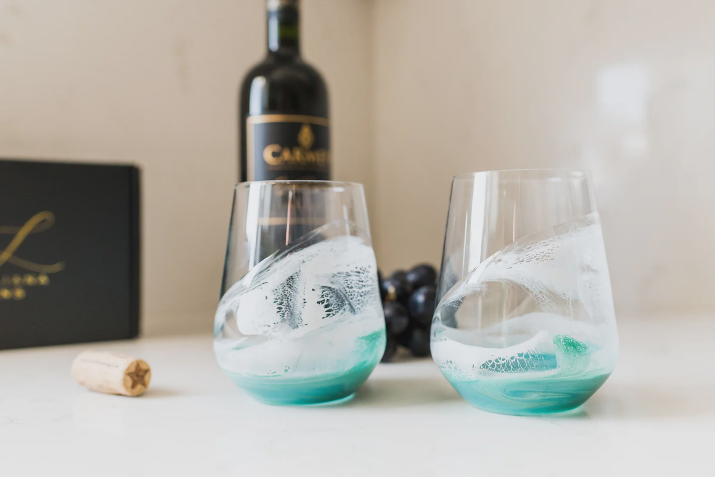 Lynn & Liana Designs Resin Coated Entertaining Glasses