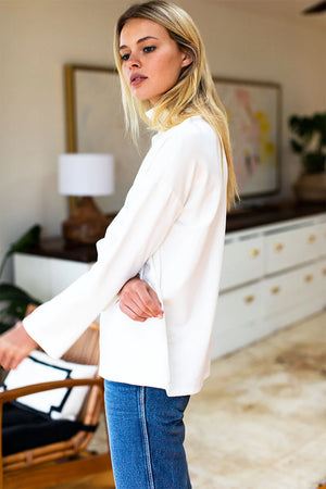 Emerson Fry Edie Top - Ivory Ponte