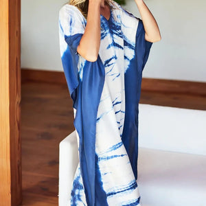 Emerson Fry Kaftan - Indigo Tie Dye