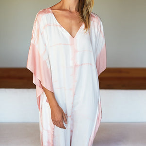 Emerson Fry Kaftan - Muted Clay Tie Dye