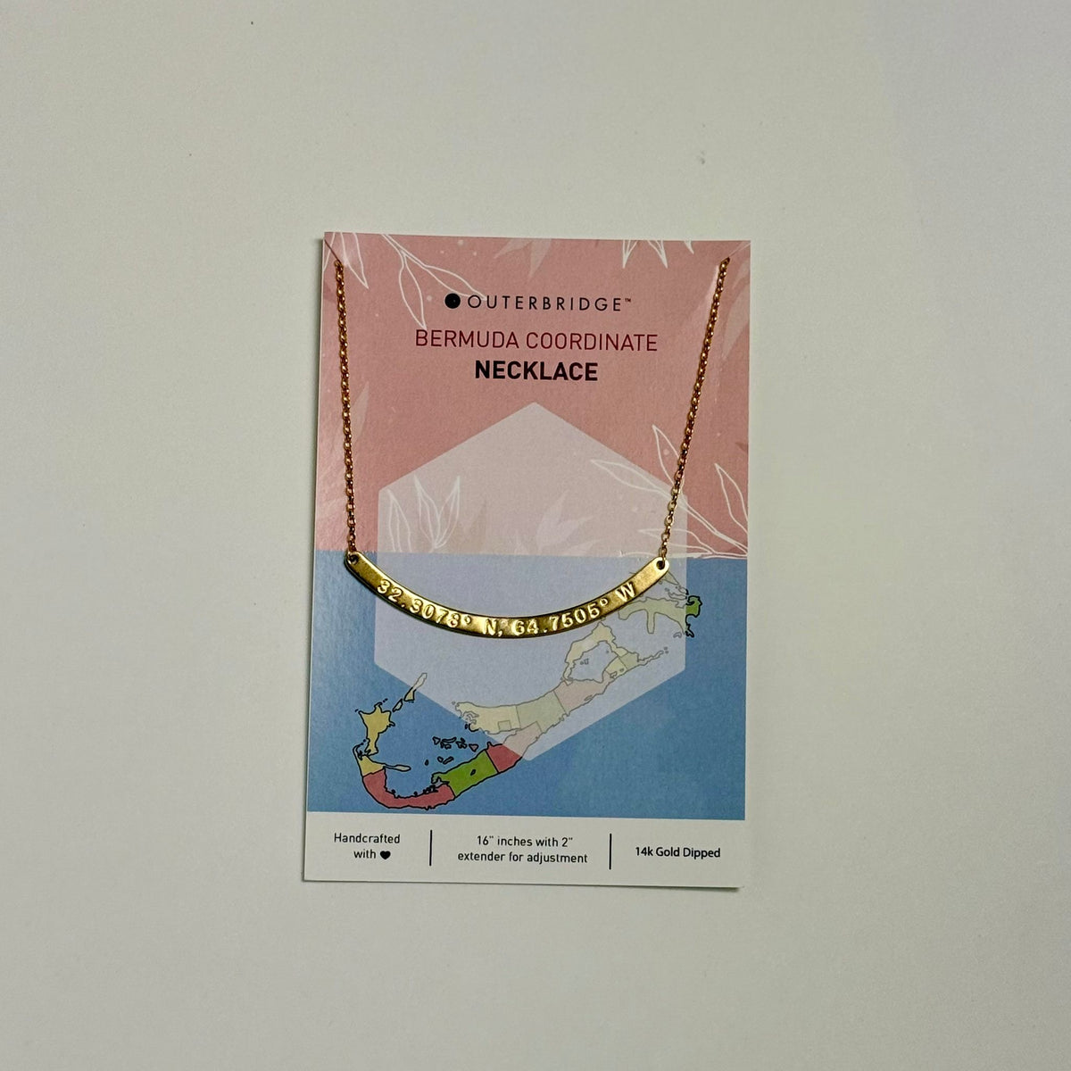 Outerbridge Jewelry Bermuda Coordinate Necklace - Gold