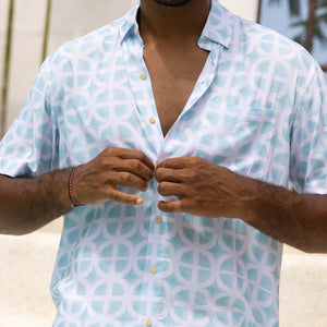 Kenny Flowers Short Sleeve Shirt- The Maldives