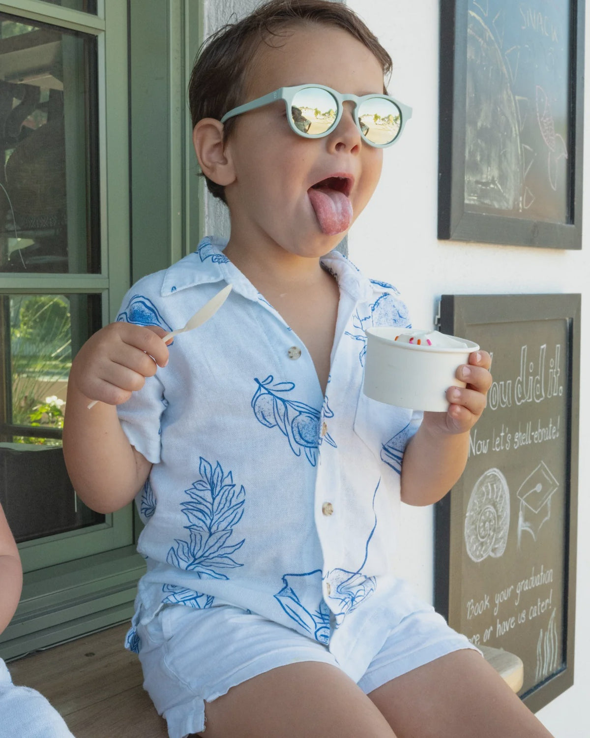 Kenny Flowers Boys Hawaiian Shirt - The Sardinia
