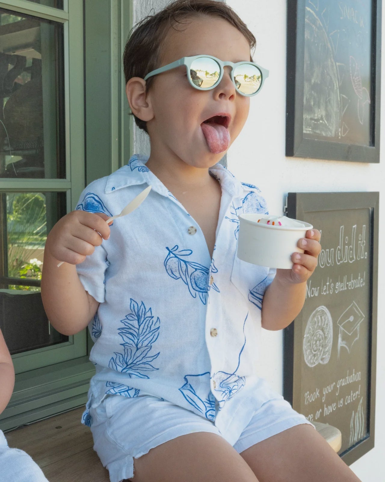Kenny Flowers Boys Hawaiian Shirt - The Sardinia